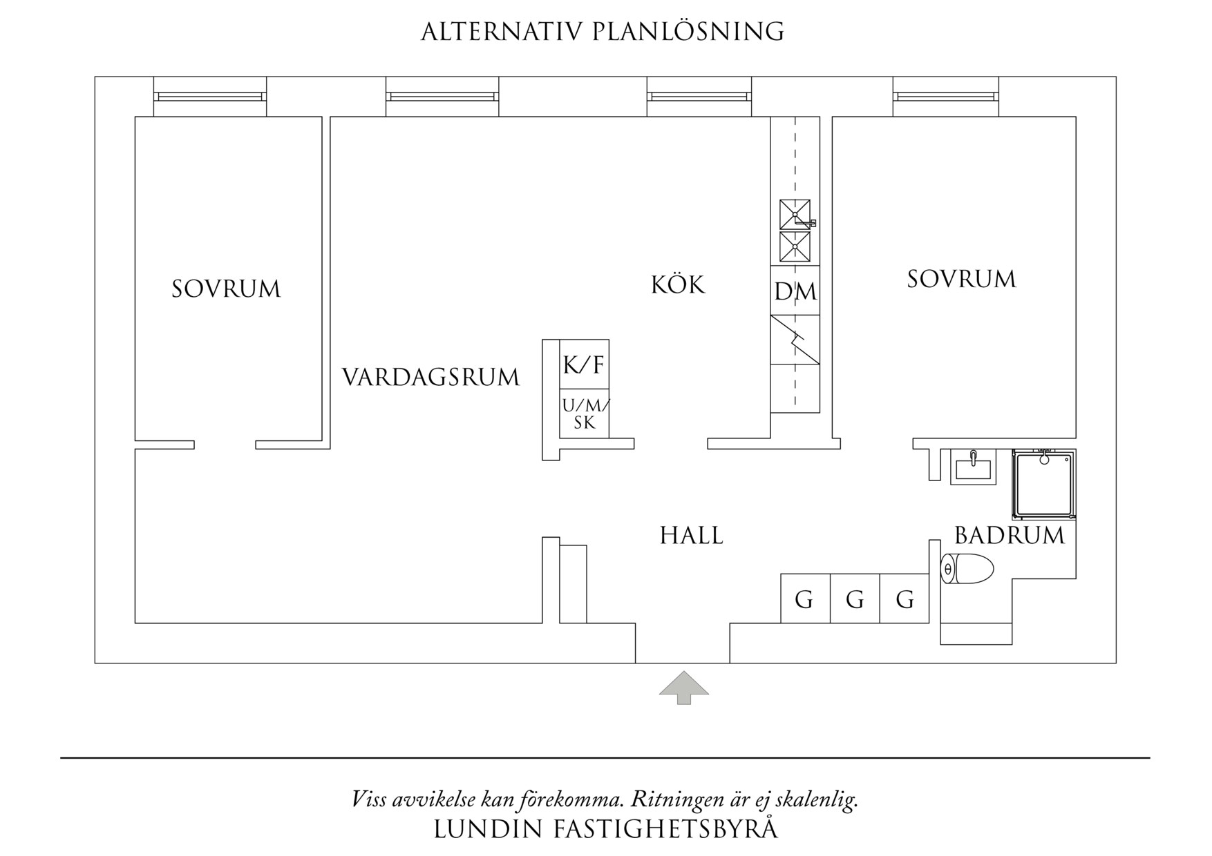 Alternativ planlösning