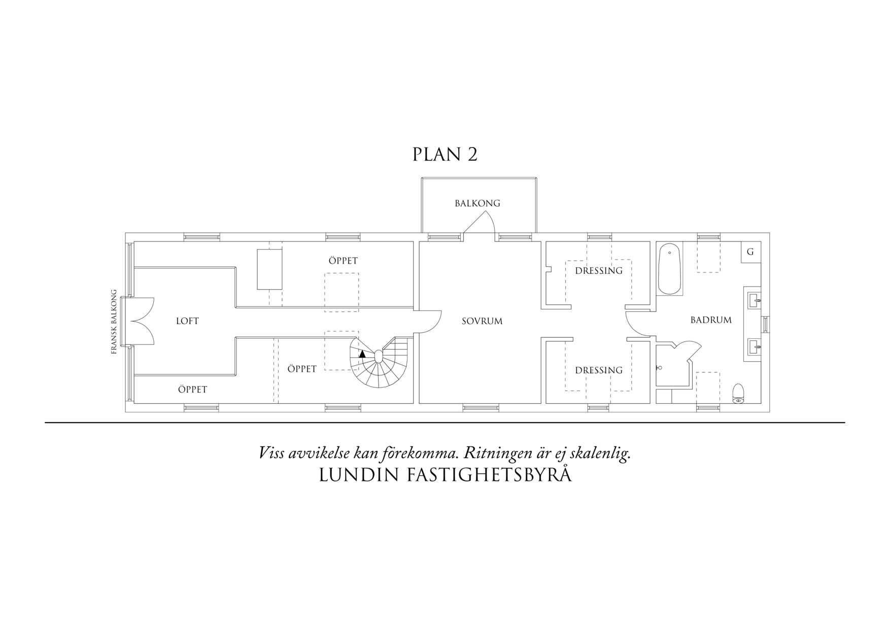 Planritning 2 Dalenvägen 22