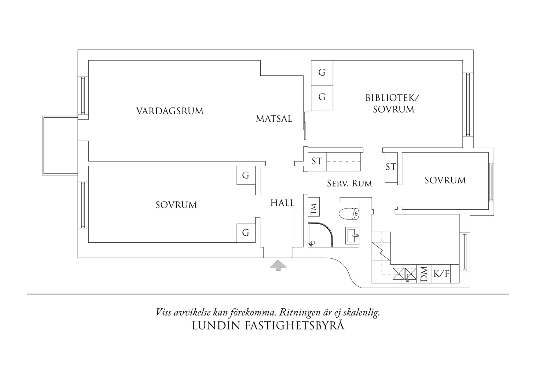 Planritning 1 Vidblicksgatan 3