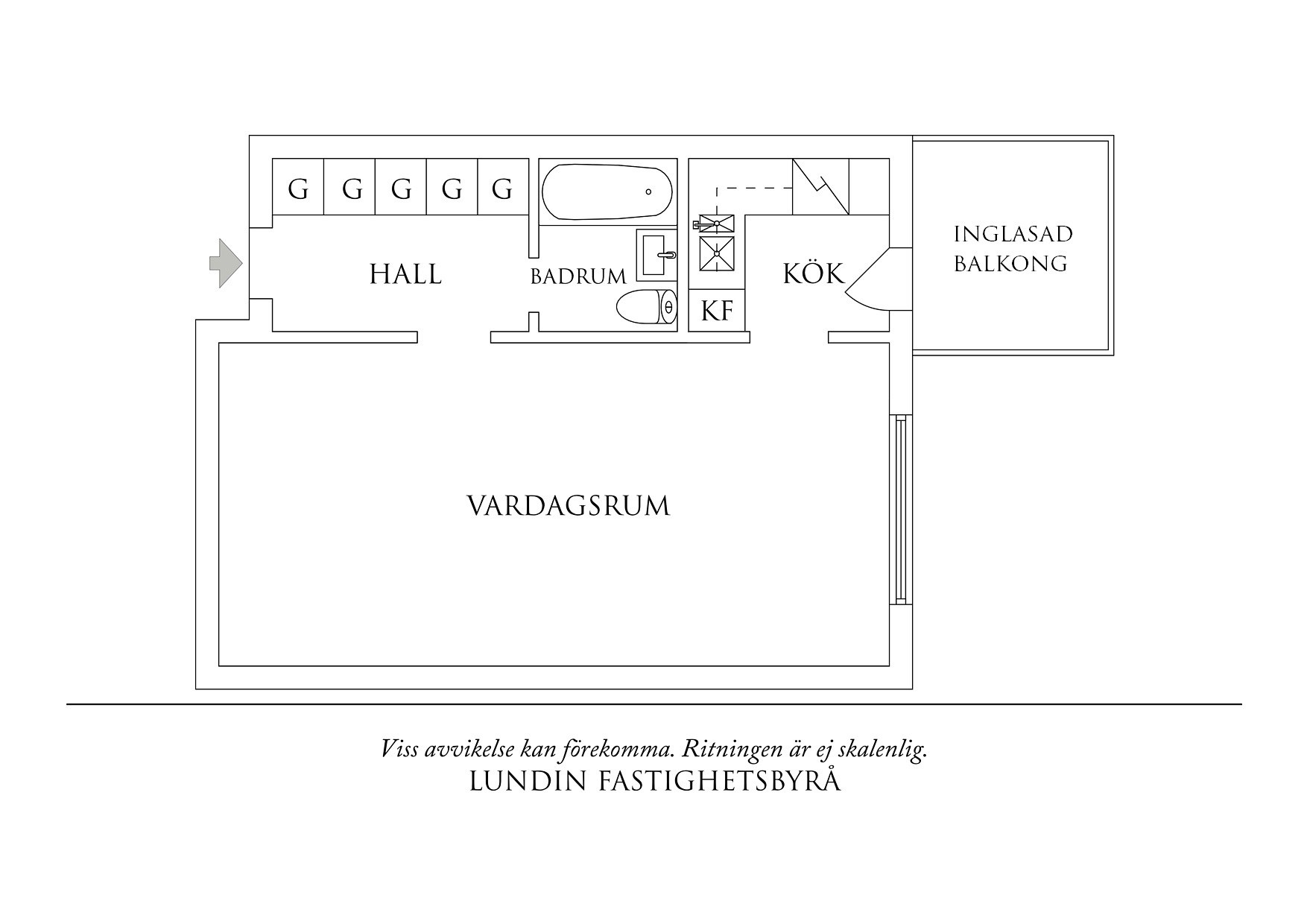 Planritning 1 Doktor Lindhs Gata 6