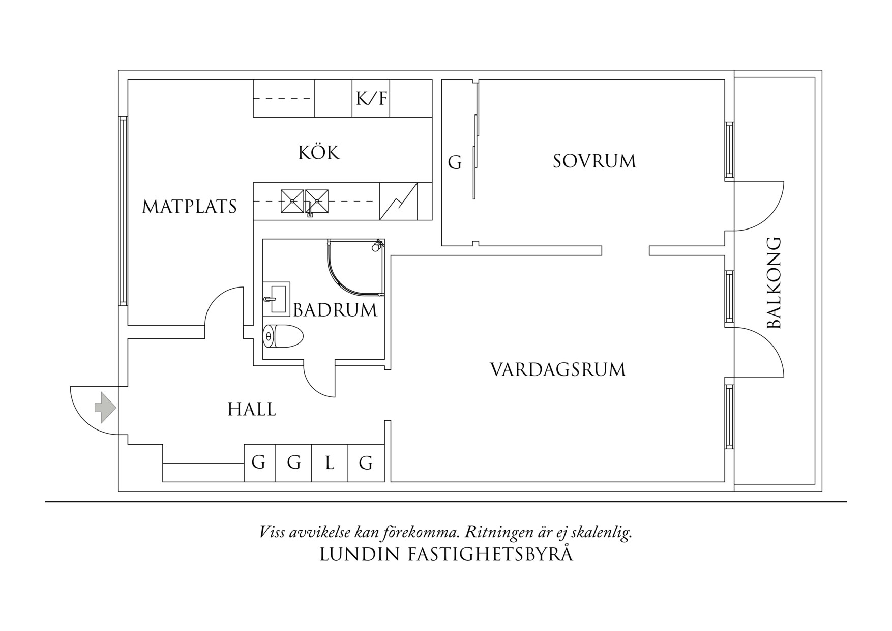 Planritning 1 Sagogången 23