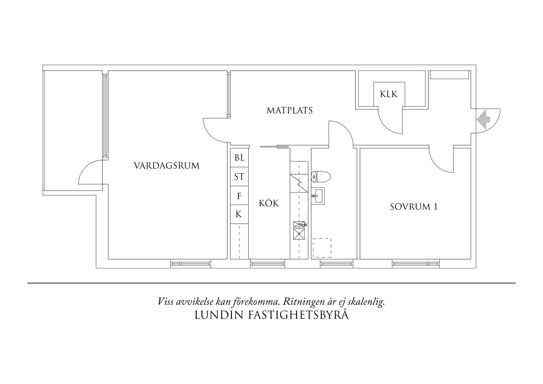 Planritning 1 Pinnharvsgatan 2A