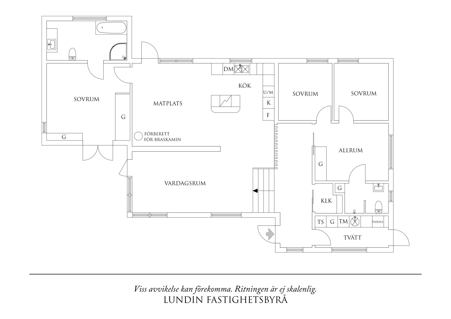 Planritning 1 Mittstenen 17