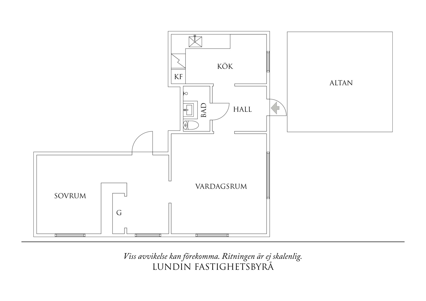 Planritning 1 Göta Älvsgatan 11
