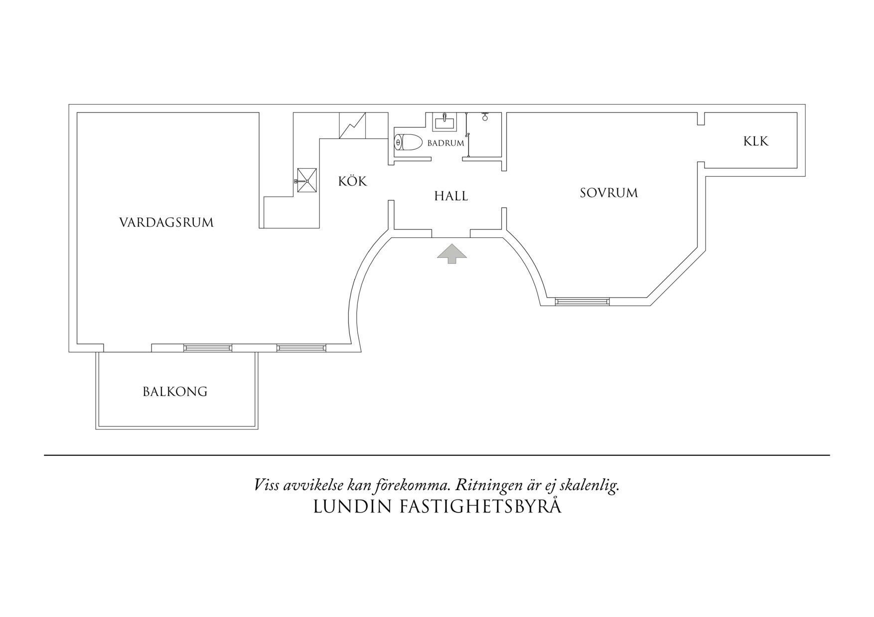 Planritning 1 Fjärde Långgatan 10D