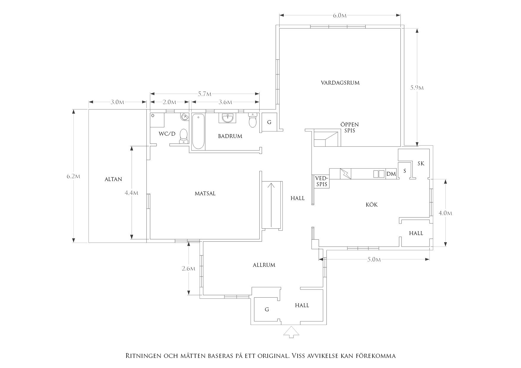 Vita huset entréplan