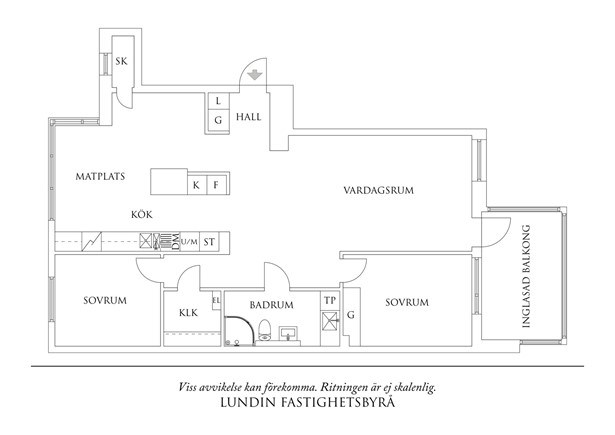 Planritning 1 Vestagatan 11