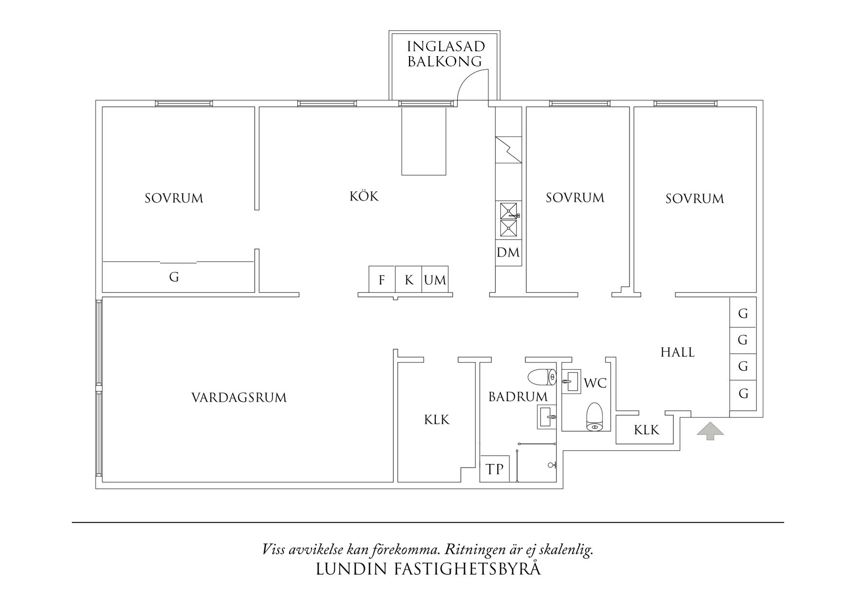 Planritning 1 Doktor Lindhs Gata 3