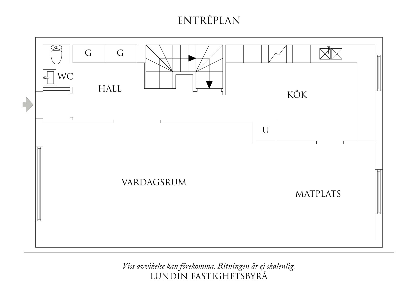 Planritning 1 Gamla Björlandavägen 129A