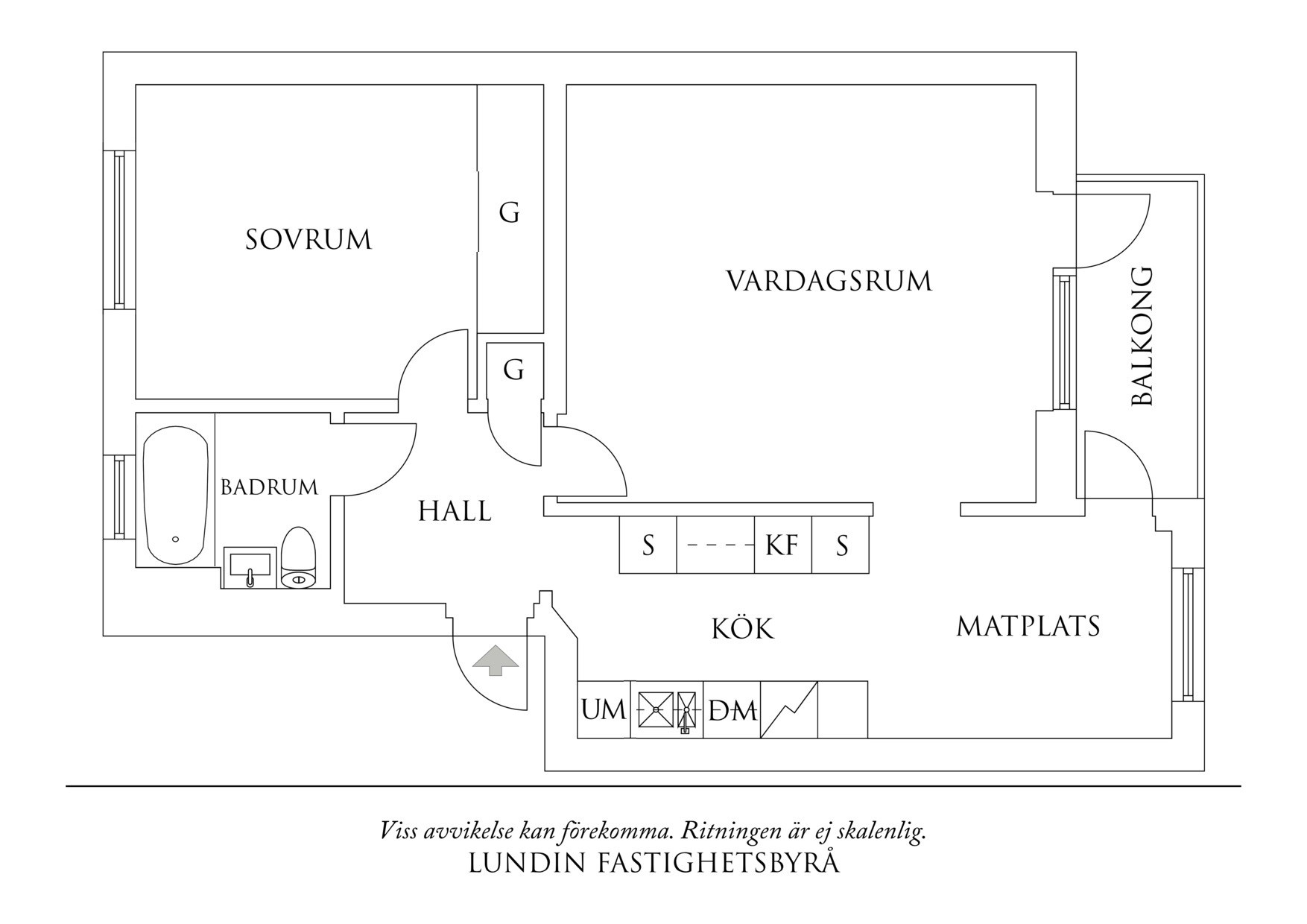 Planritning 1 Töpelsgatan 10D
