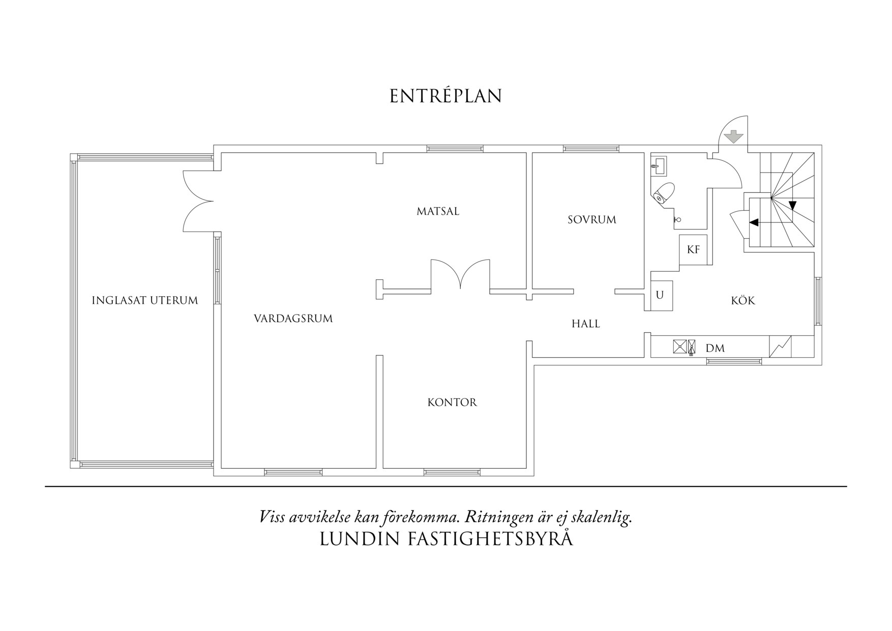 Planritning 1 Svindalsvägen 101A