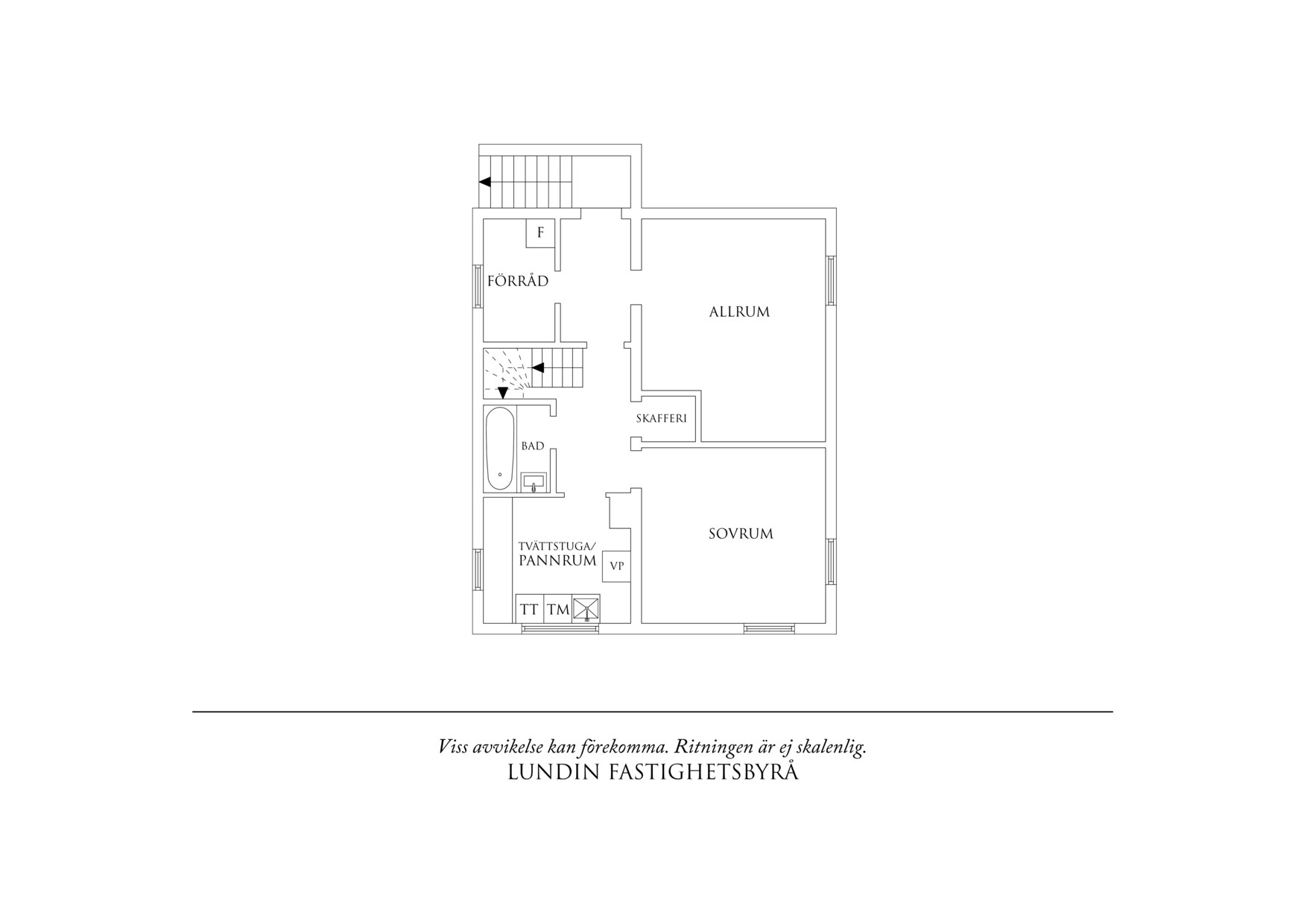 Planritning 3 Södra Forsåkersgatan 76