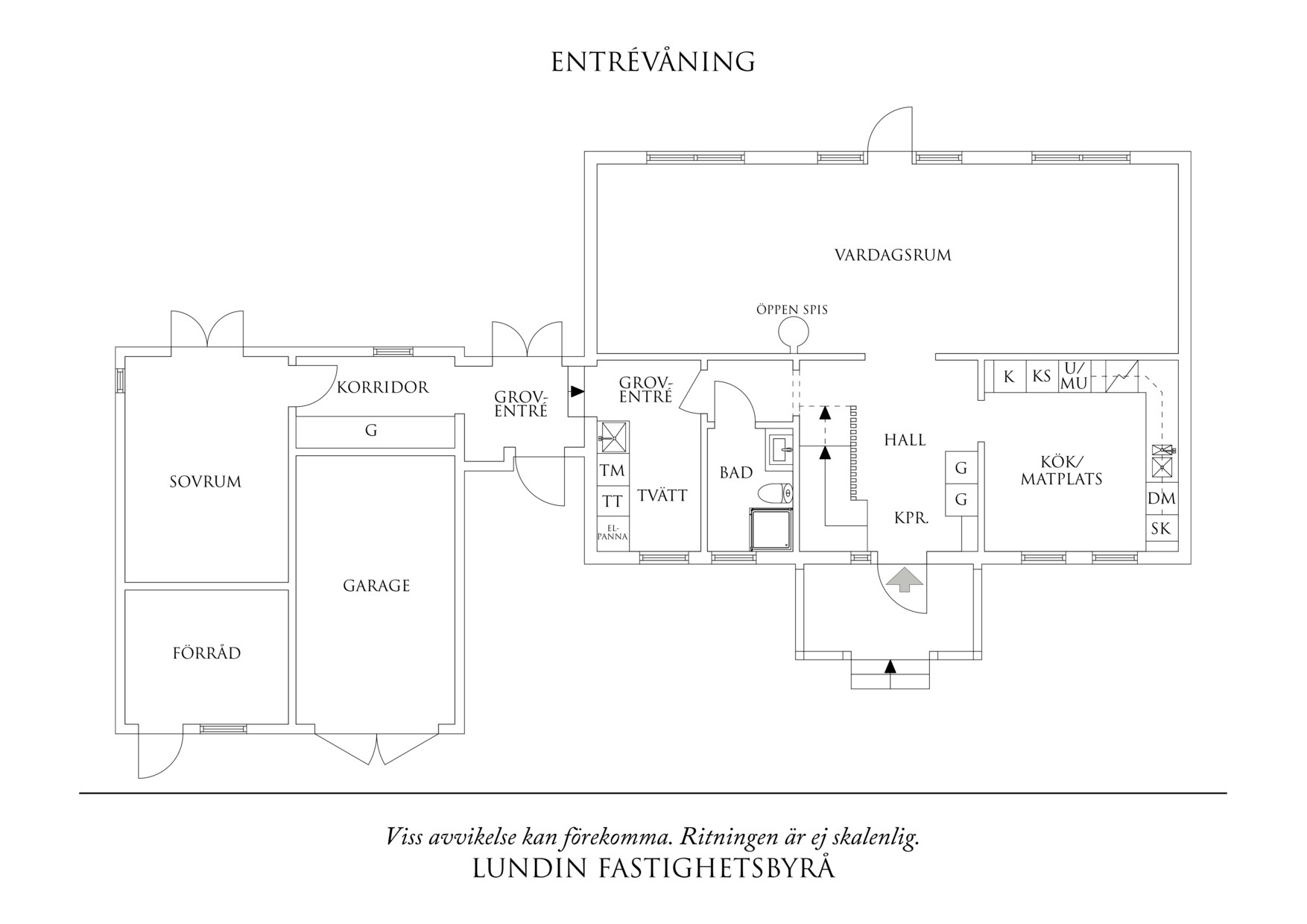 Planritning 1 Säterstigen 2B