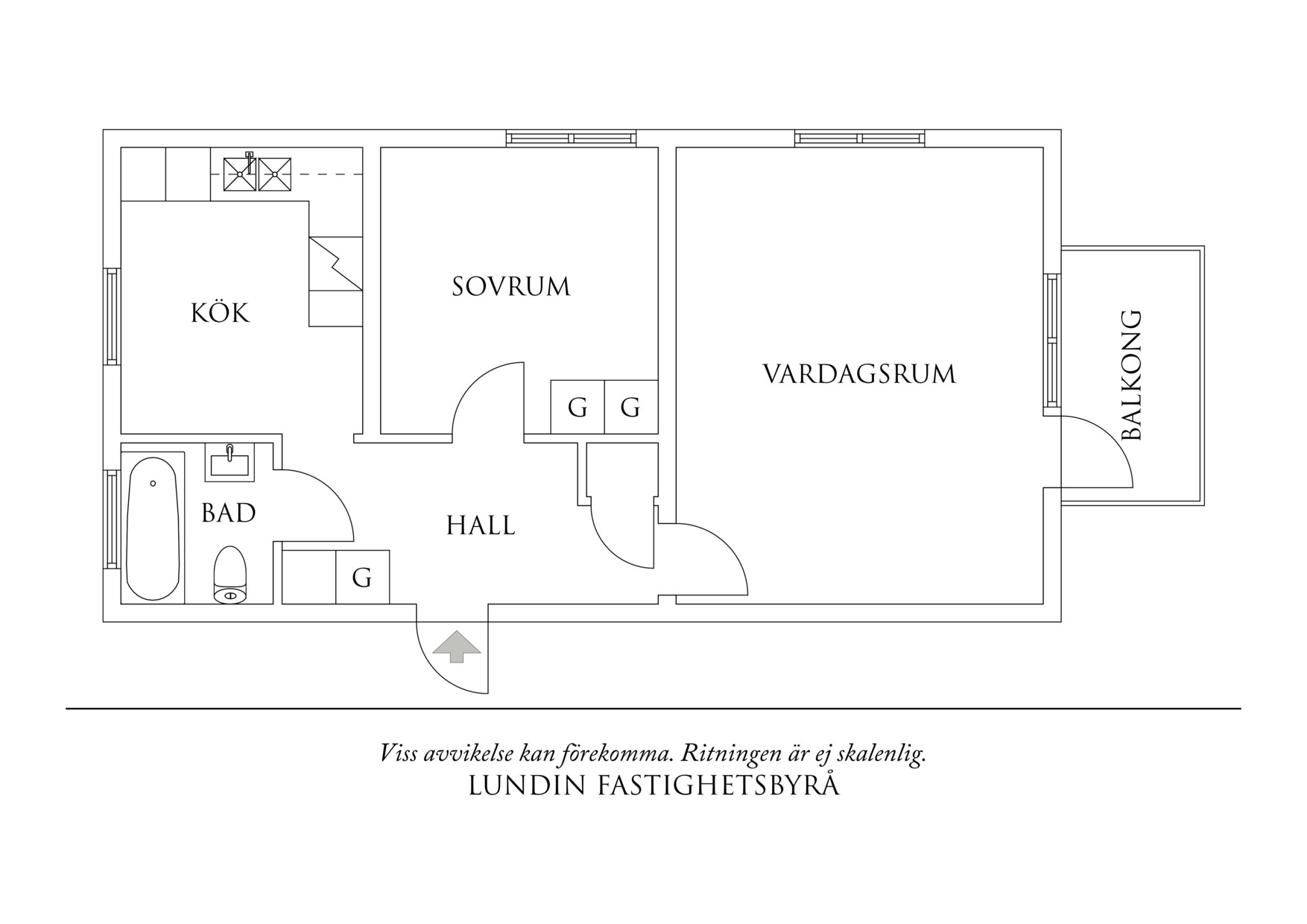 Planritning 1 Stobéegatan 13