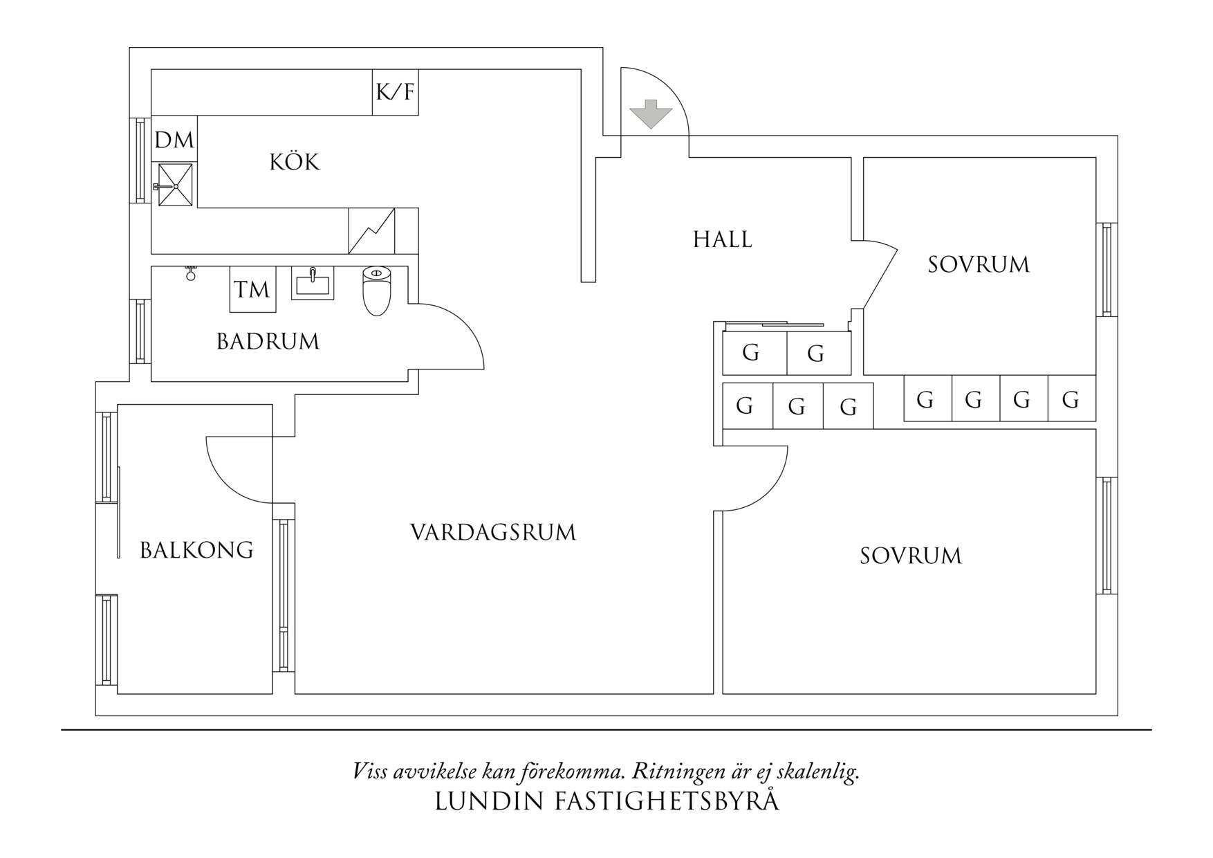 Planritning 1 Kobergsgatan 29