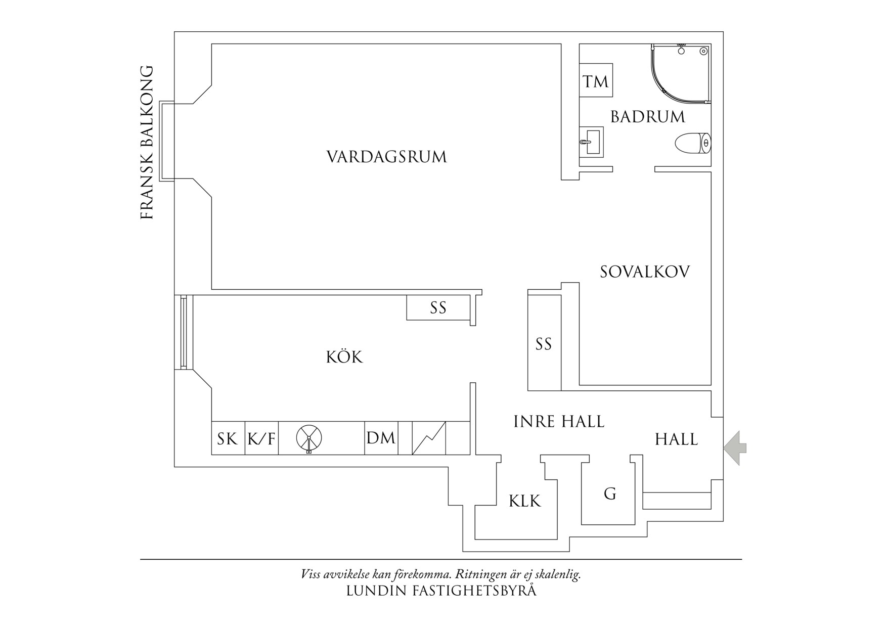 Planritning 1 Burgårdsgatan 12