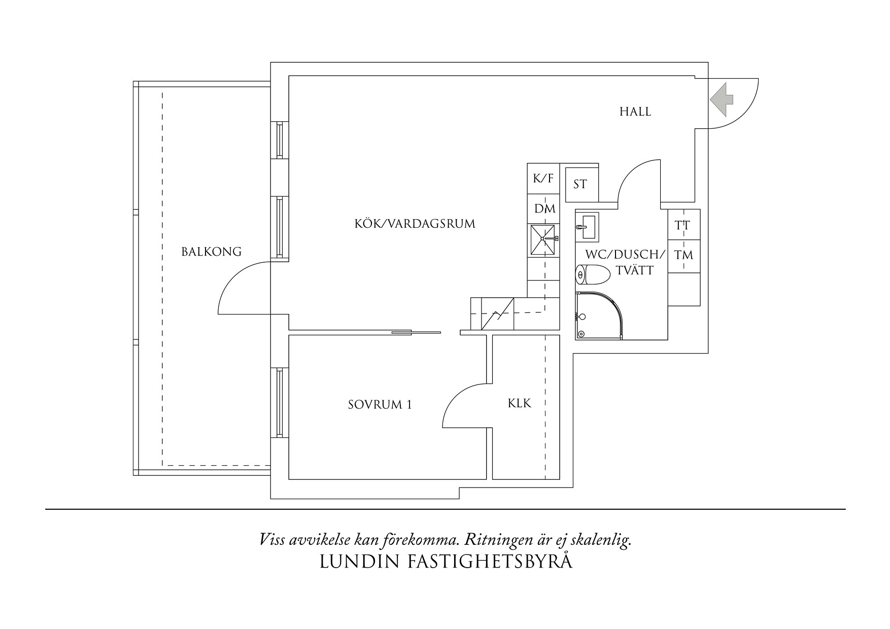 Planritning 1 Kadettgatan 3