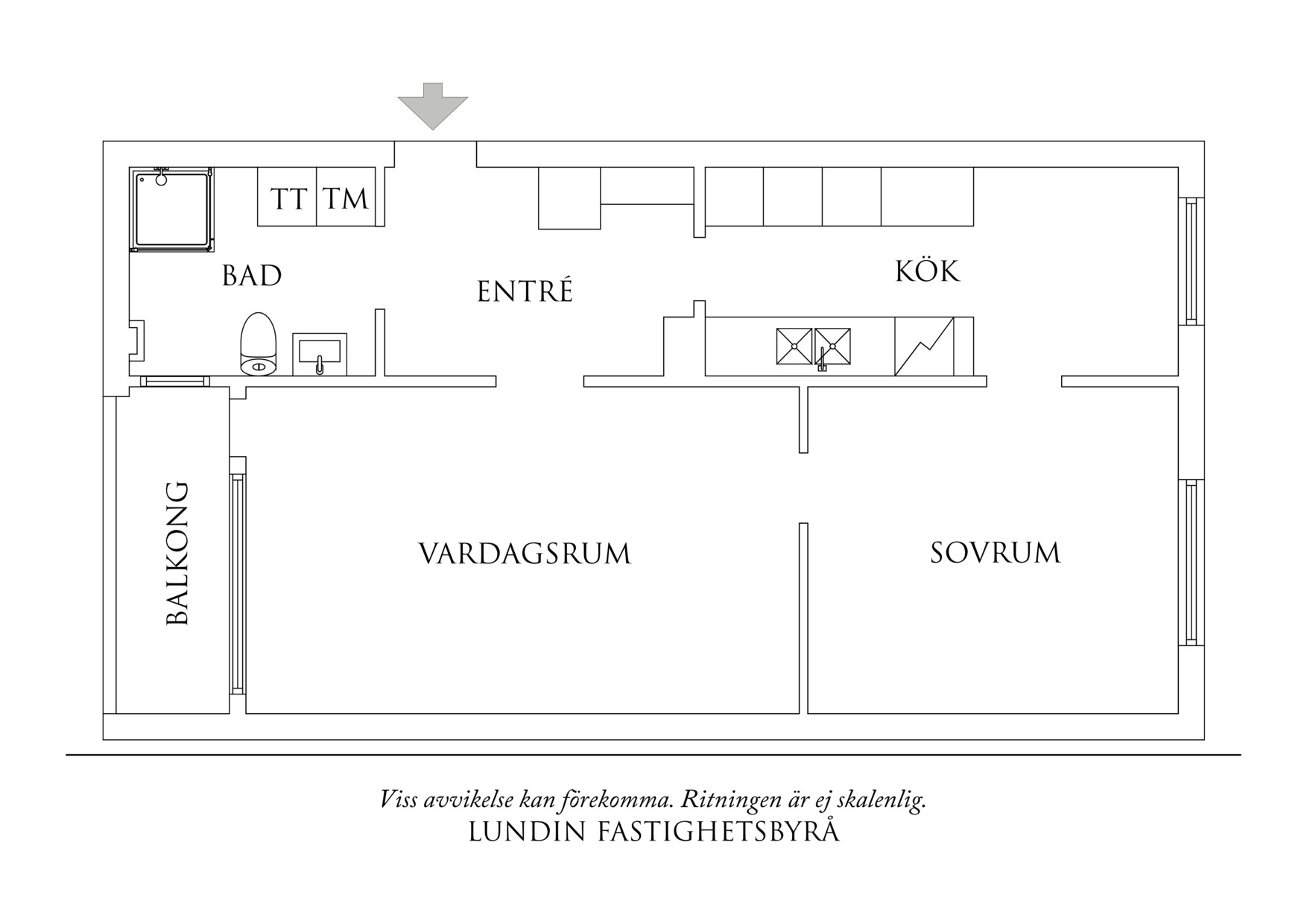 Planritning 1 Beryllgatan 45