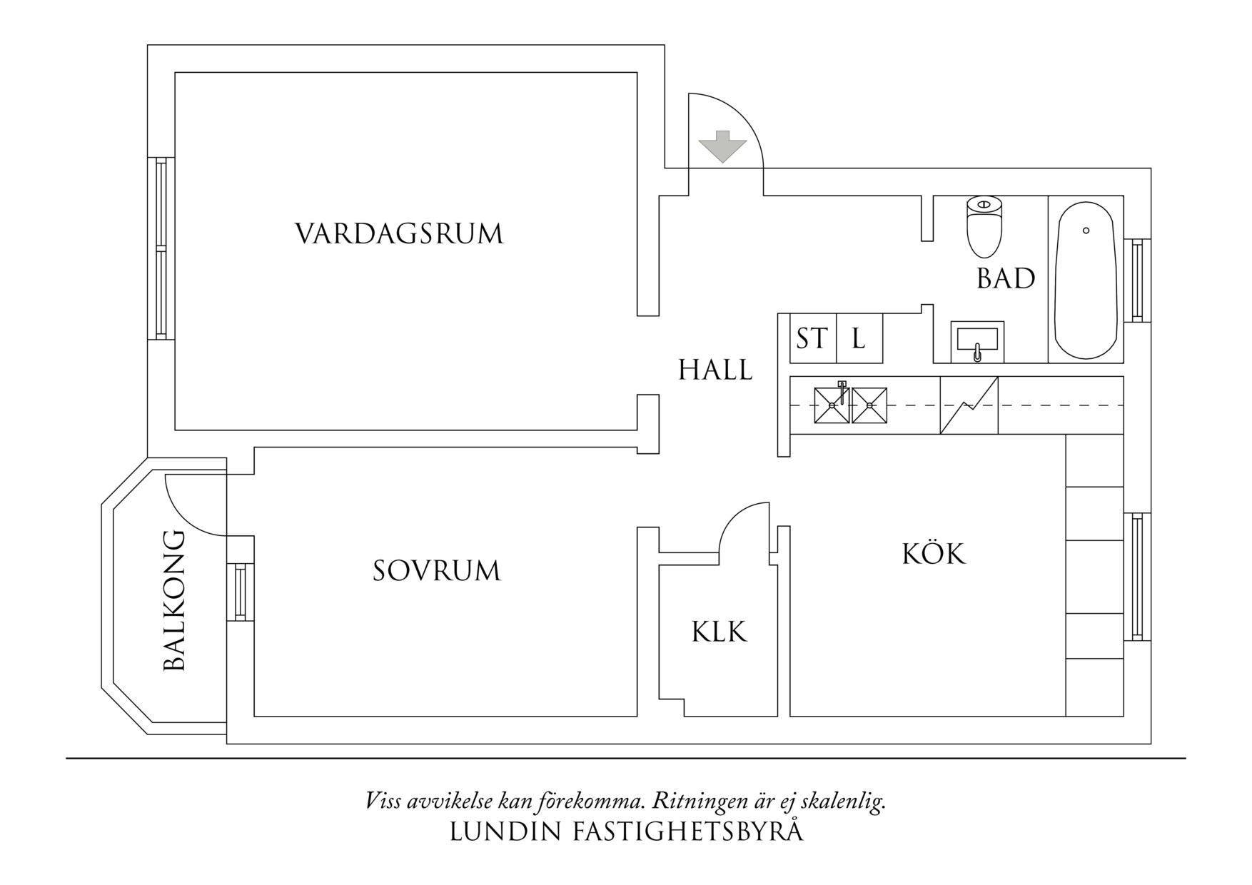 Planritning 1 Kabelgatan 35B