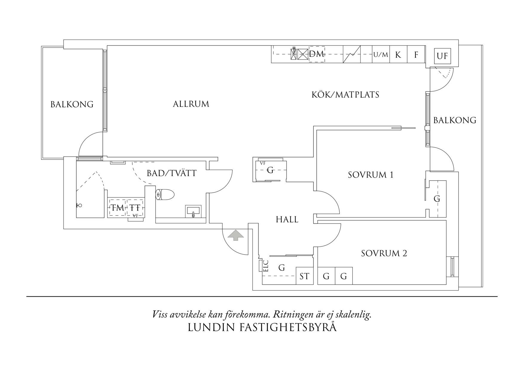 Planritning 1 Myggan Ericsons Gata 10