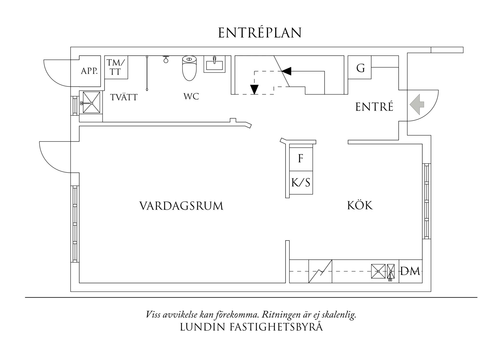 Planritning 1 Fölvägen 7