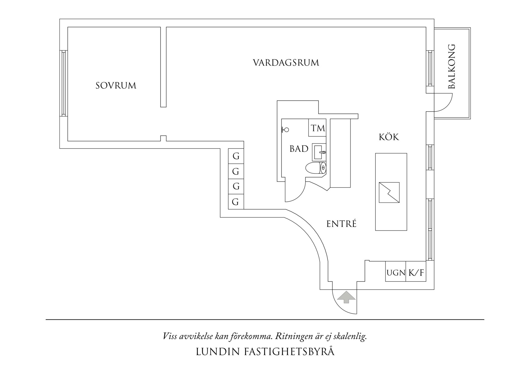 Planritning 1 Spaldingsgatan 1