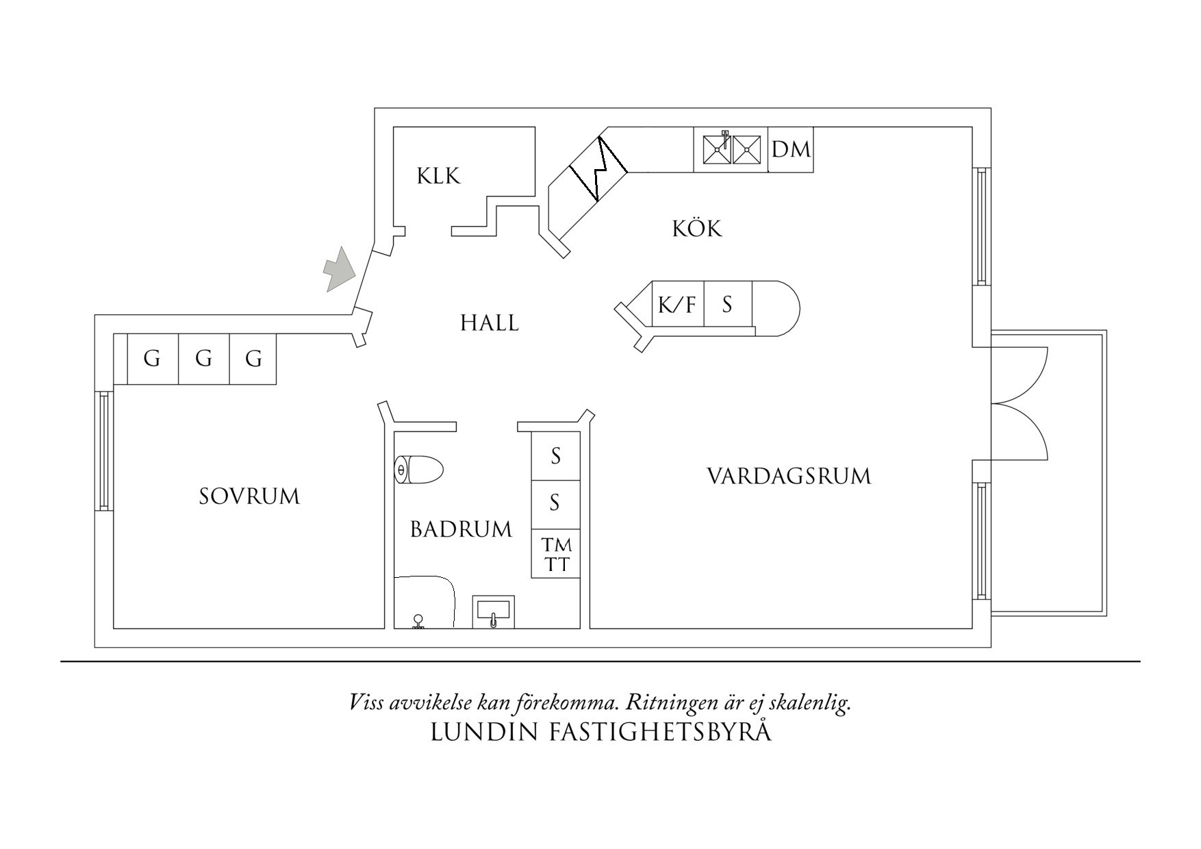 Planritning 1 Torkelsgatan 3