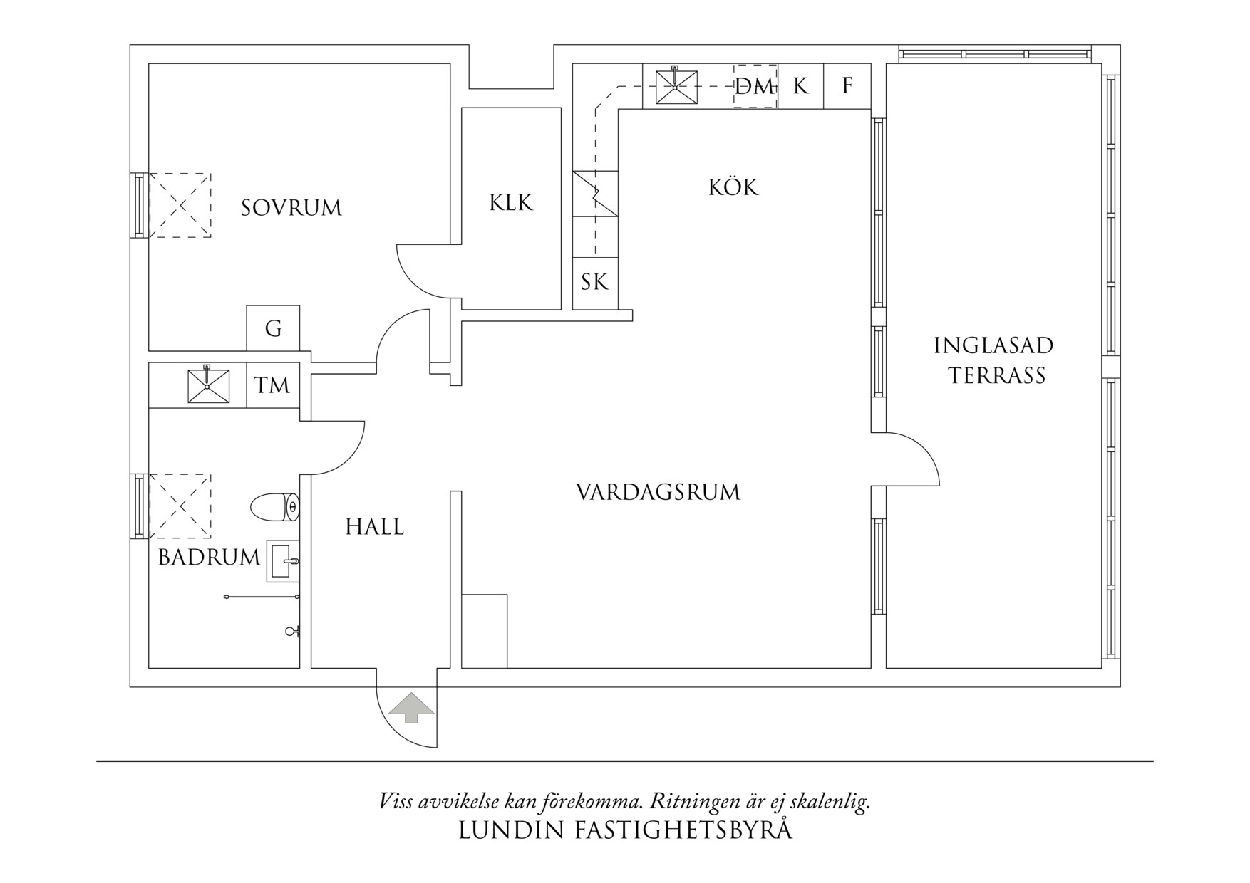 Planritning 1 Stubbvägen 6