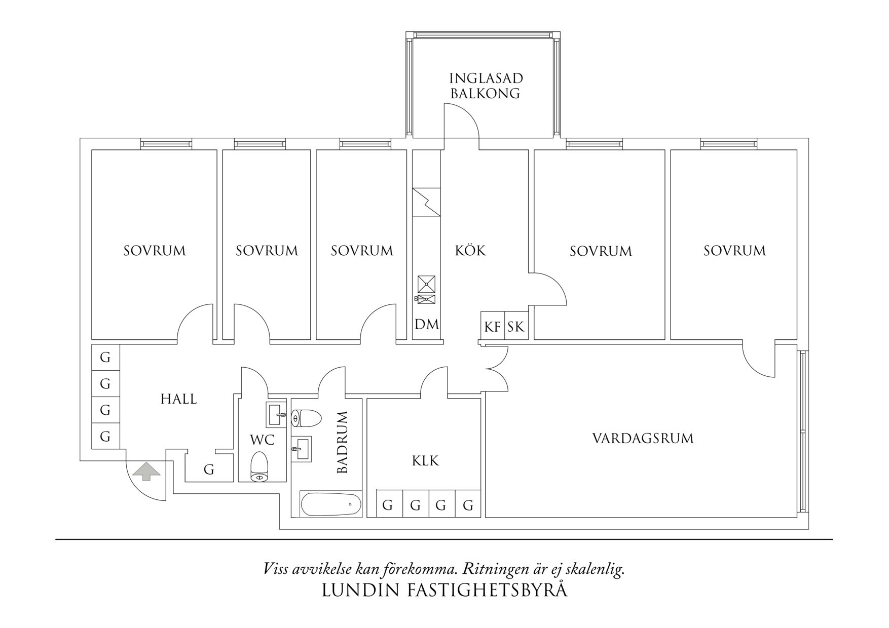 Planritning 1 Doktor Lindhs gata 1