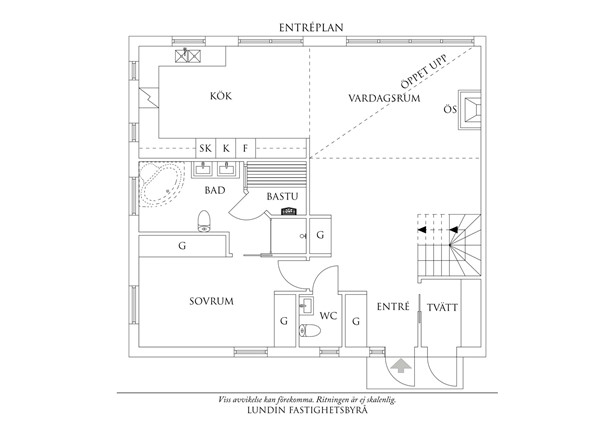 Planritning 1 Askims ängsväg 17