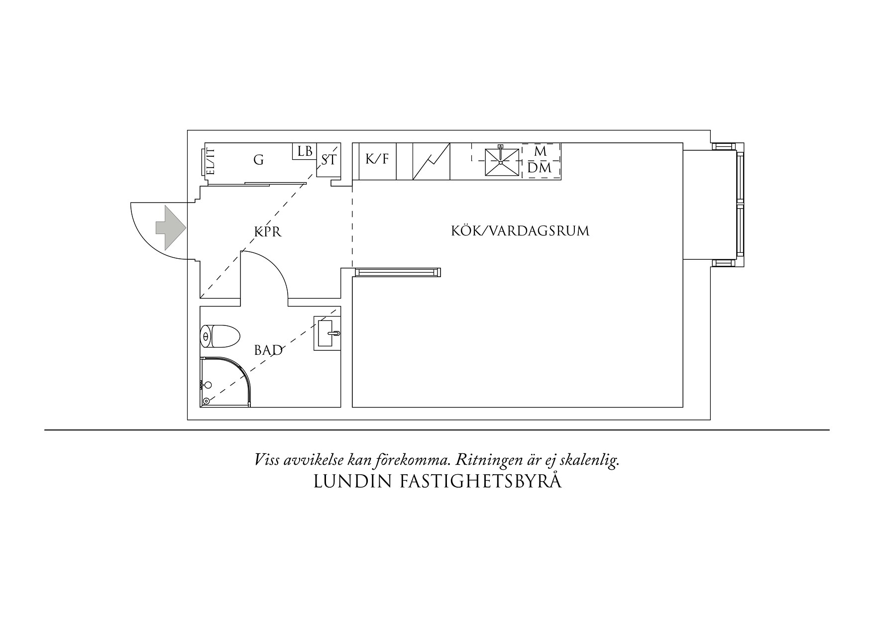 Planritning 1 Mölndalsvägen 87B