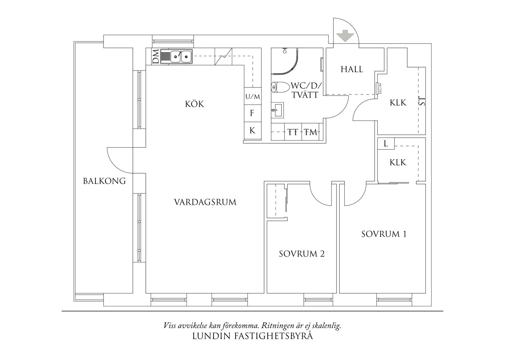 Planritning 1 Kvarnbygatan 11