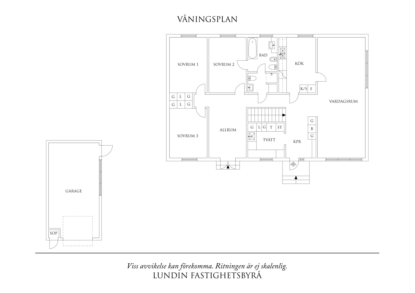 Planritning 1 Varpmossevägen 9