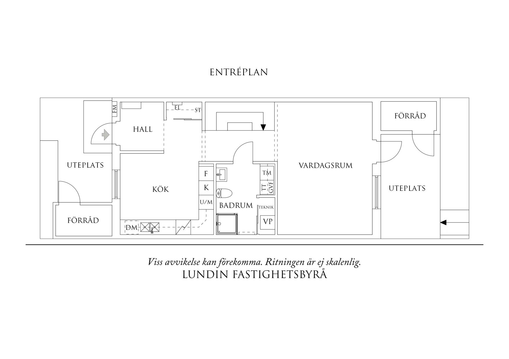 Planritning 1 Mirandagatan 16