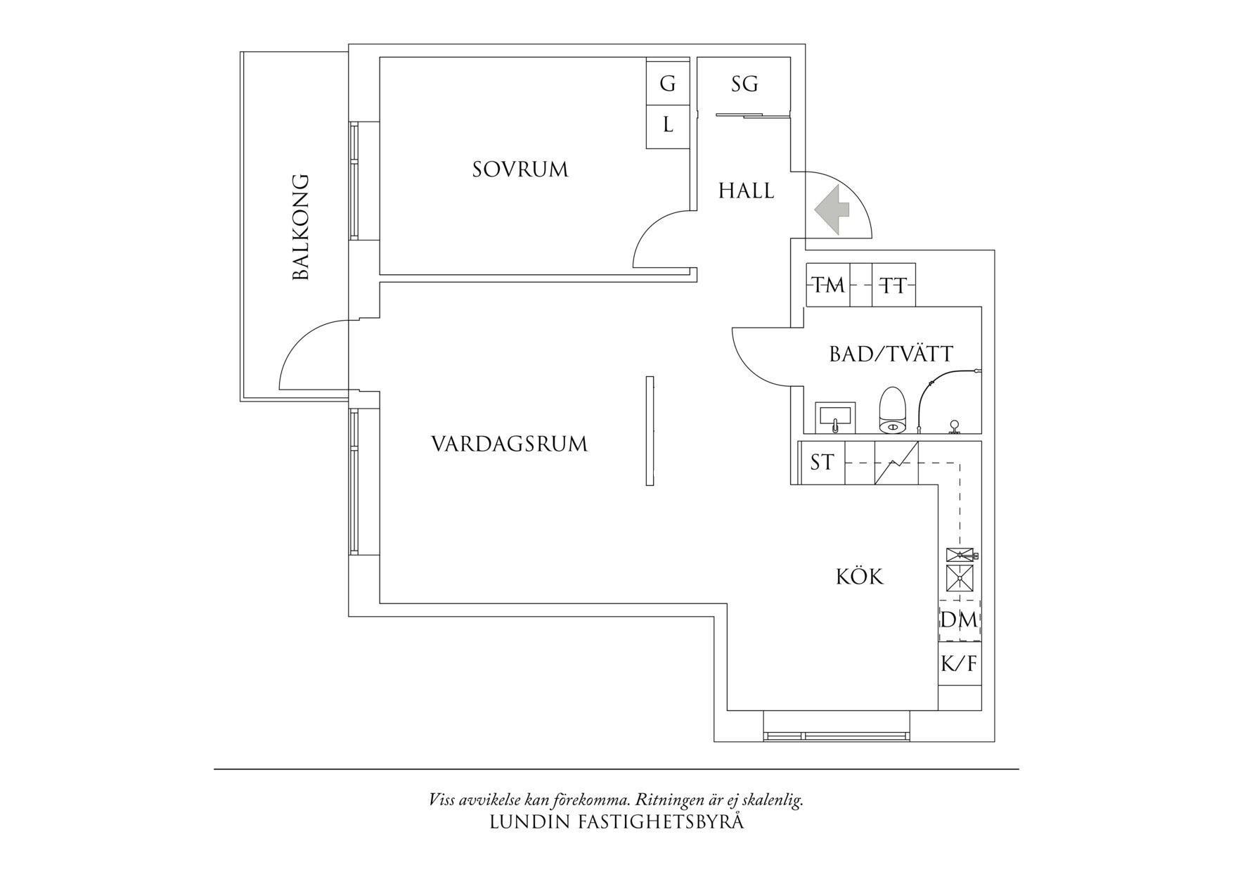 Planritning 1 Generalsgatan 4