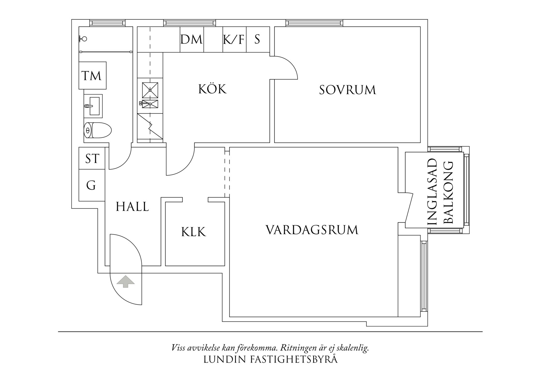 Planritning 1 Östra Midvintersgatan 12