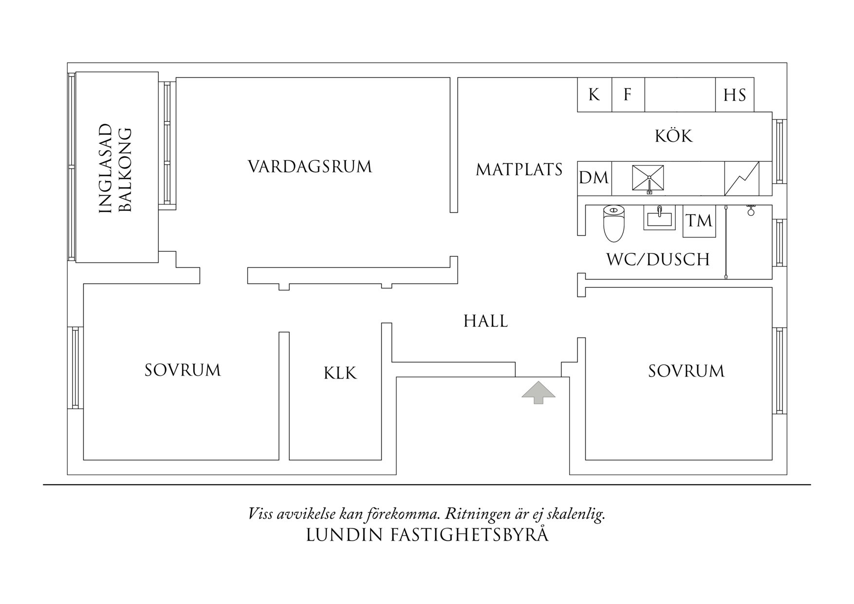 Planritning 1 Kapplandsgatan 24