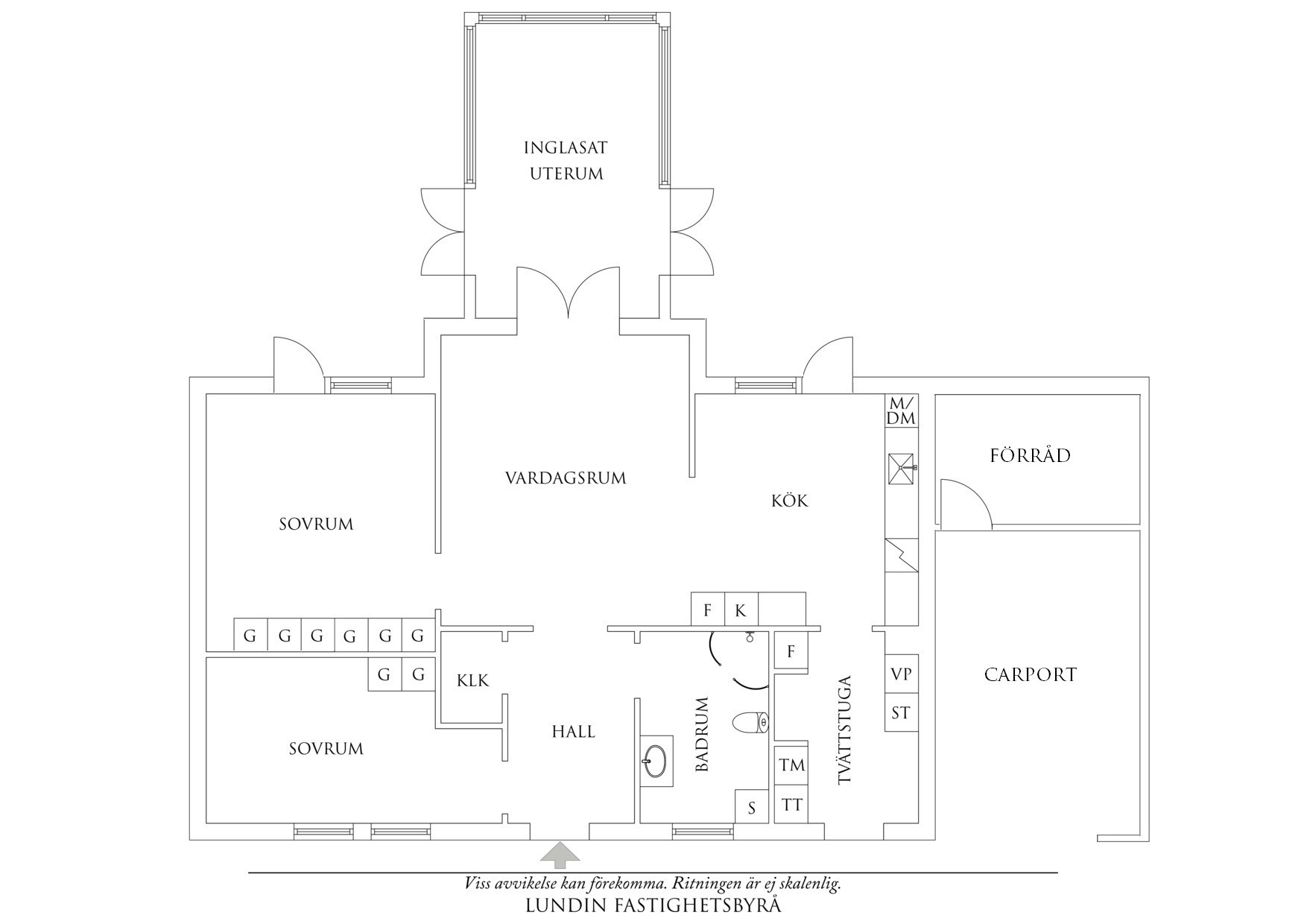 Planritning 1 Humlevägen 10