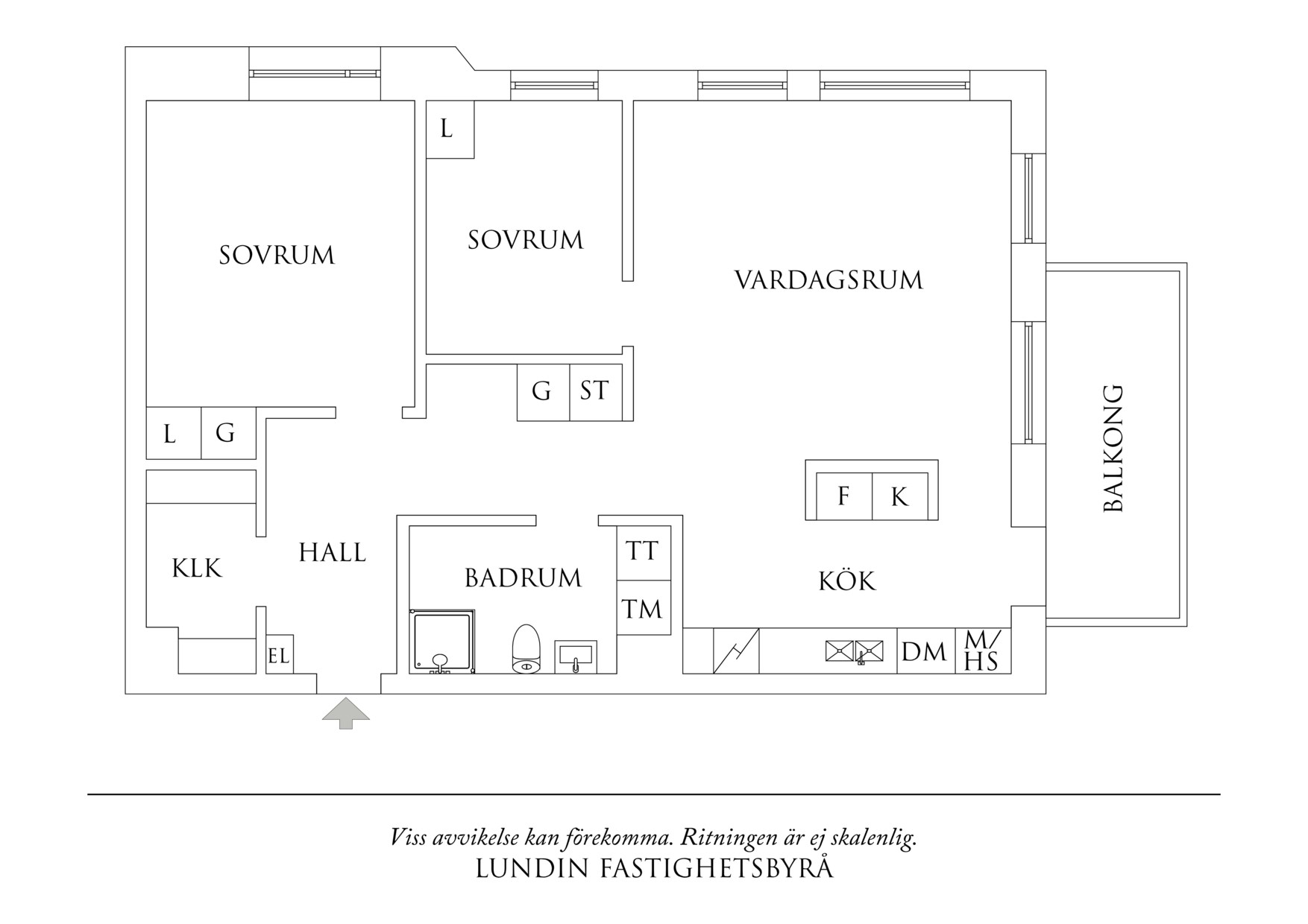 Planritning 1 Sven-Agne Larssons Väg 5