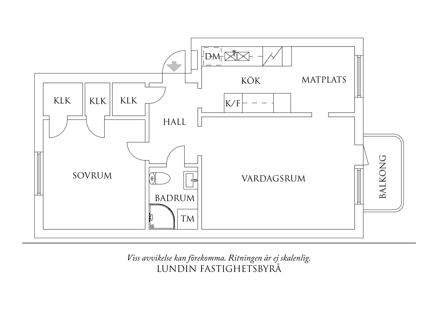 Planritning 1 Iskällareliden 15B