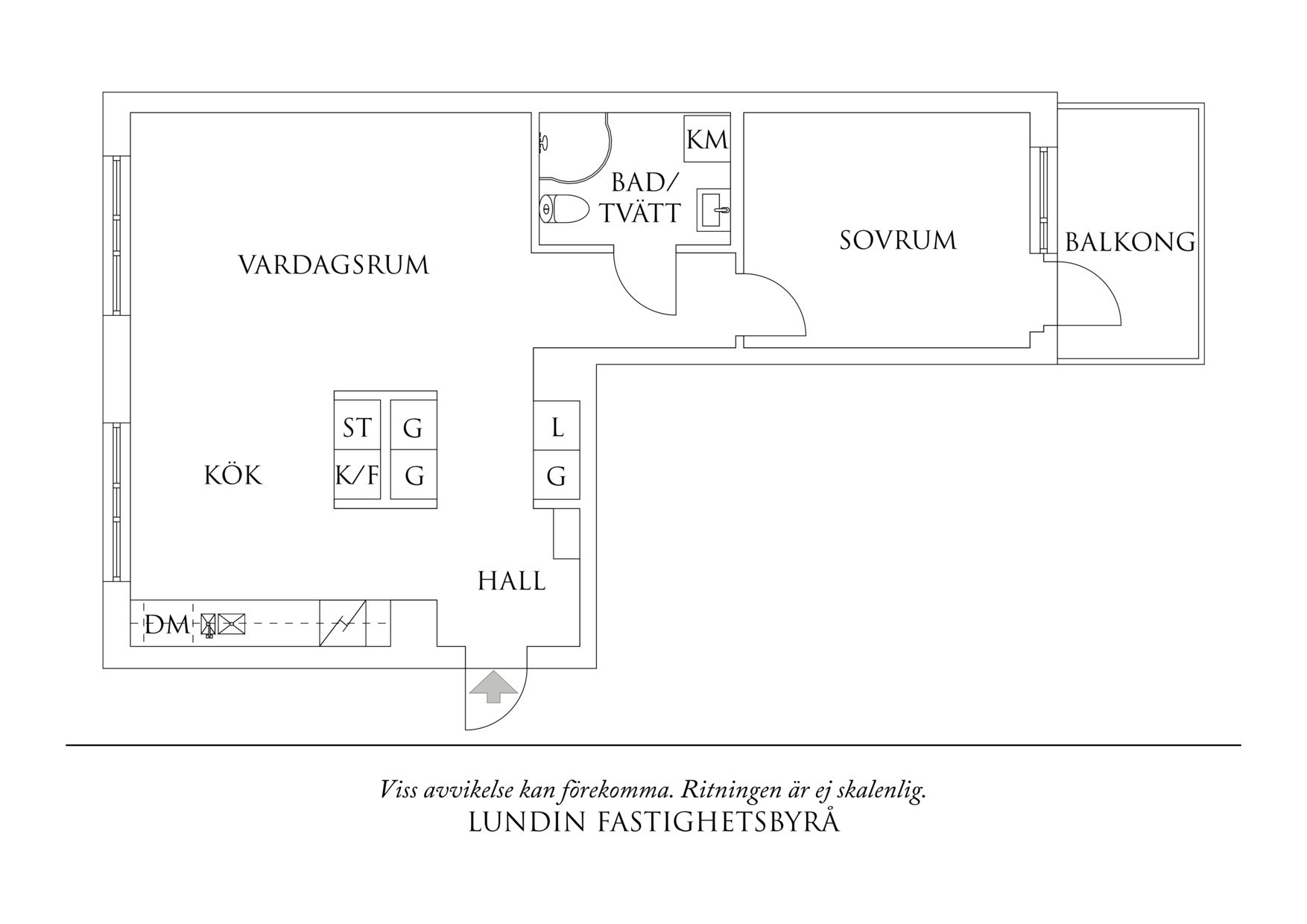 Planritning 1 Gamla Tuvevägen 8