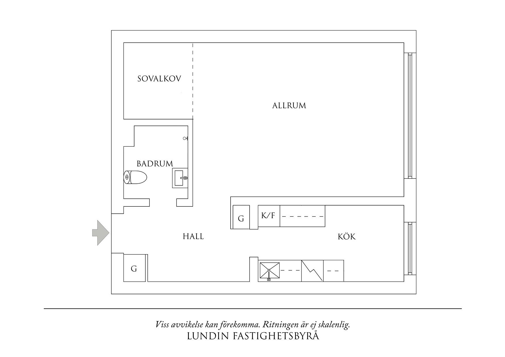 Planritning 1 Kolonigatan 9A
