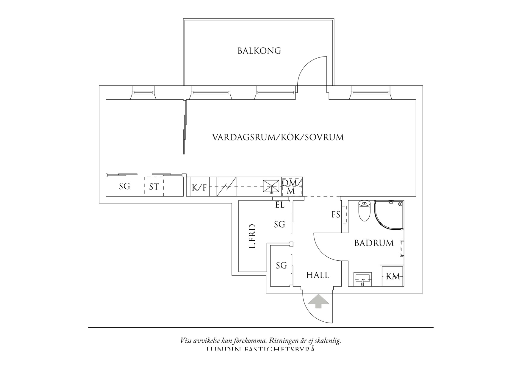 Planritning 1 Munspelsgatan 20