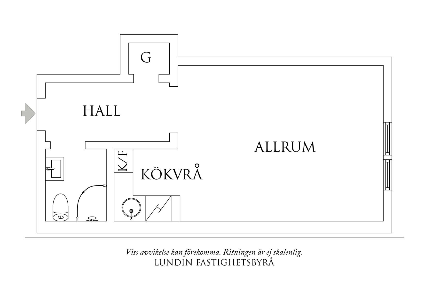 Planritning 1 Gustavsplatsen 1M