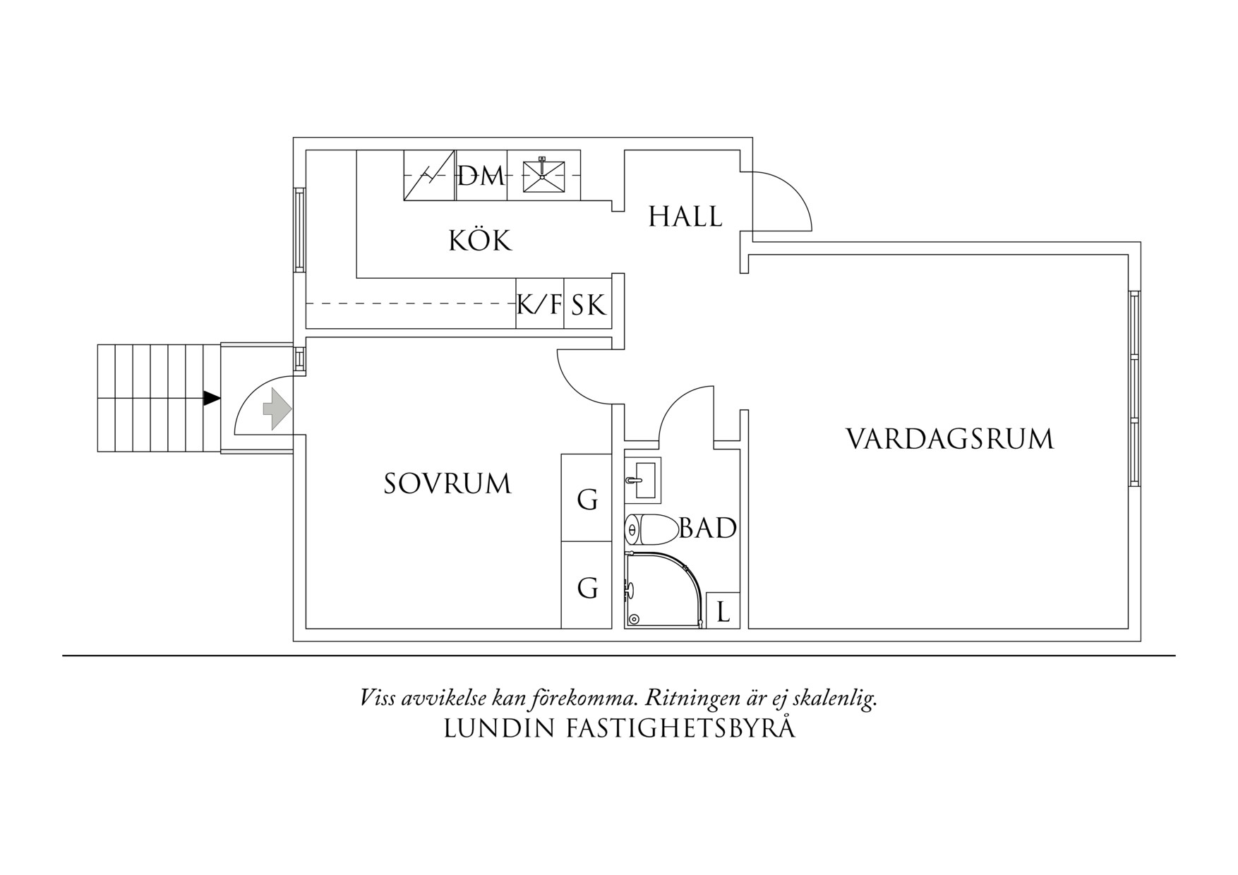 Planritning 1 Rangeltorpsgatan 51G
