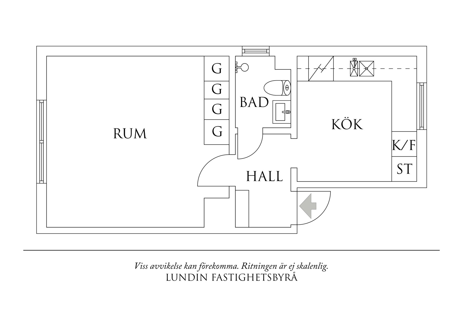 Planritning 1 Sörgårdsgatan 29