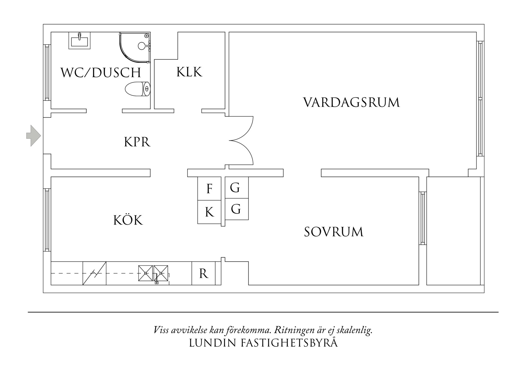Planritning 1 Seglaregatan 10