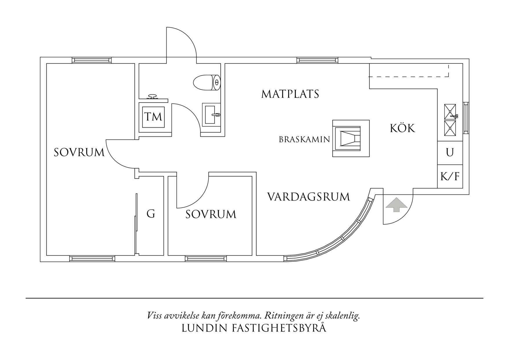 Planritning 1 Åsängsvägen 23