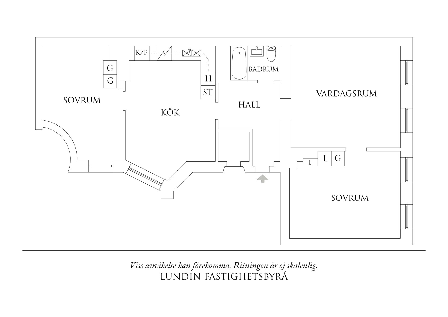Planritning 1 Nordhemsgatan 41C