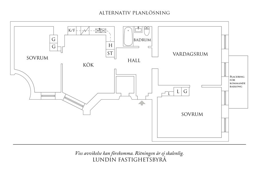 Alternativ planskiss